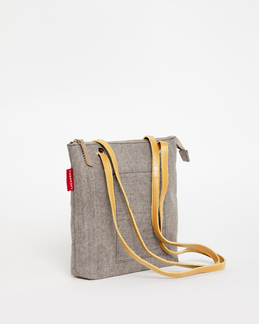 Grey CANVAS Small Tote Backpack