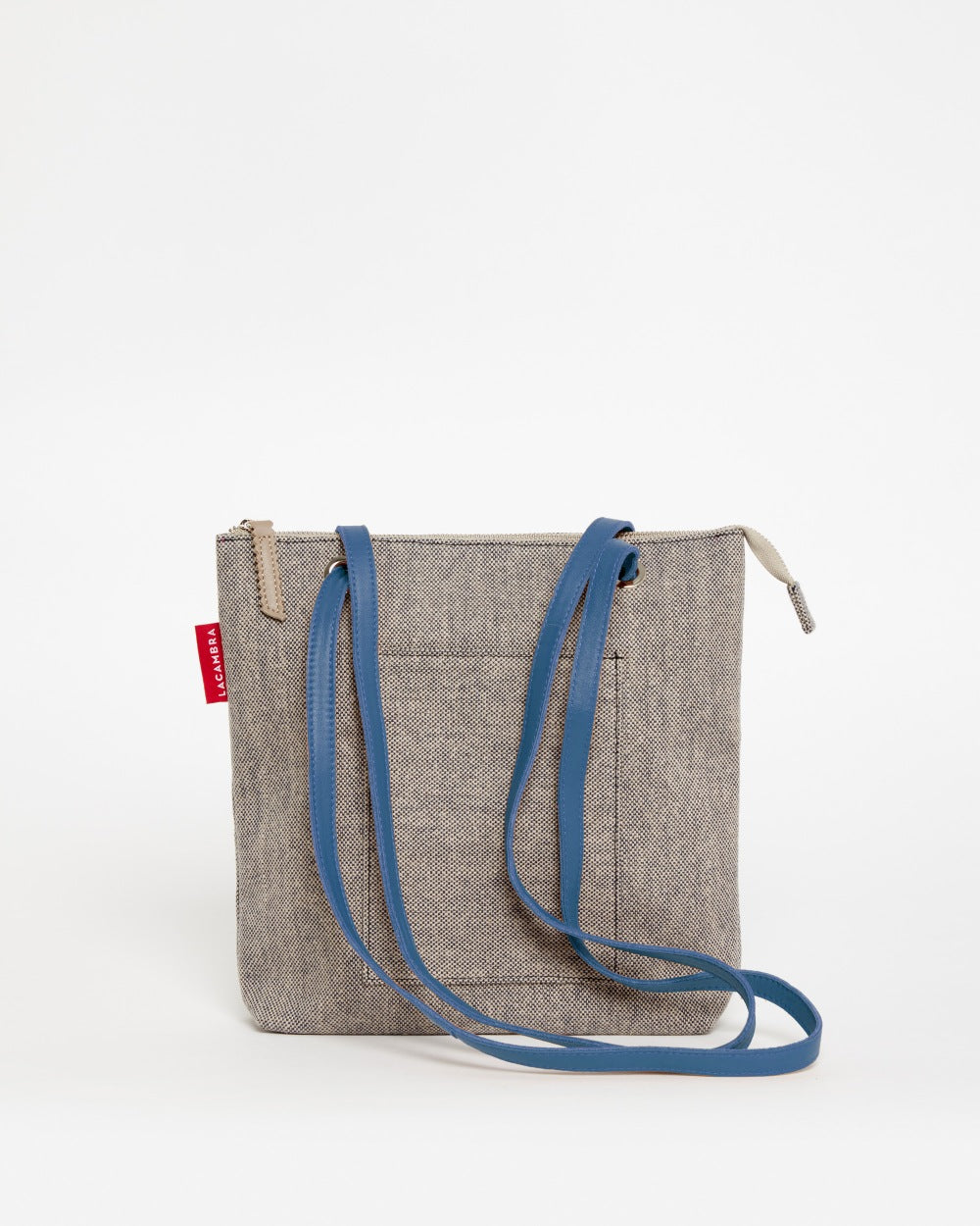 Grey CANVAS Small Tote Backpack