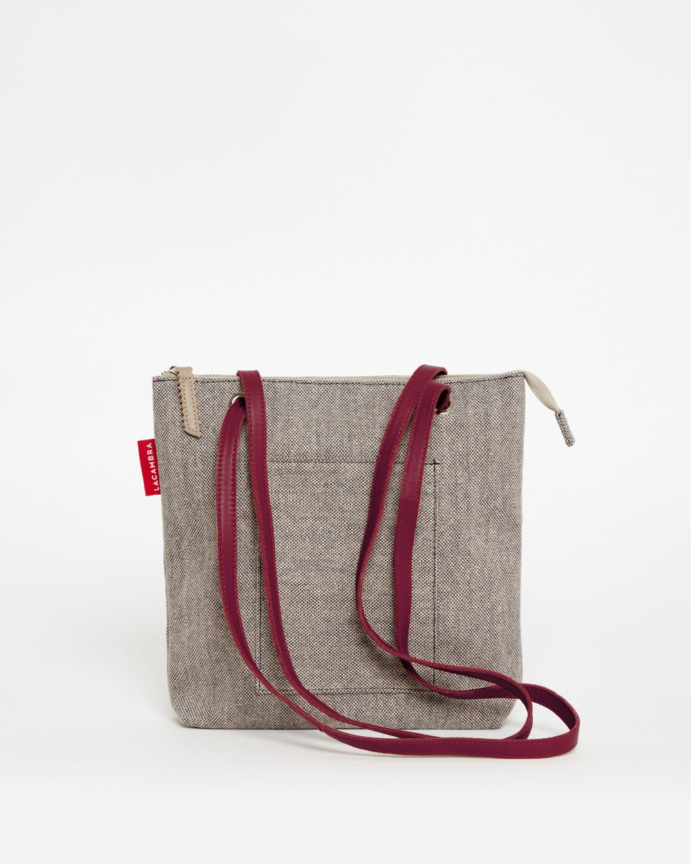 Grey CANVAS Small Tote Backpack