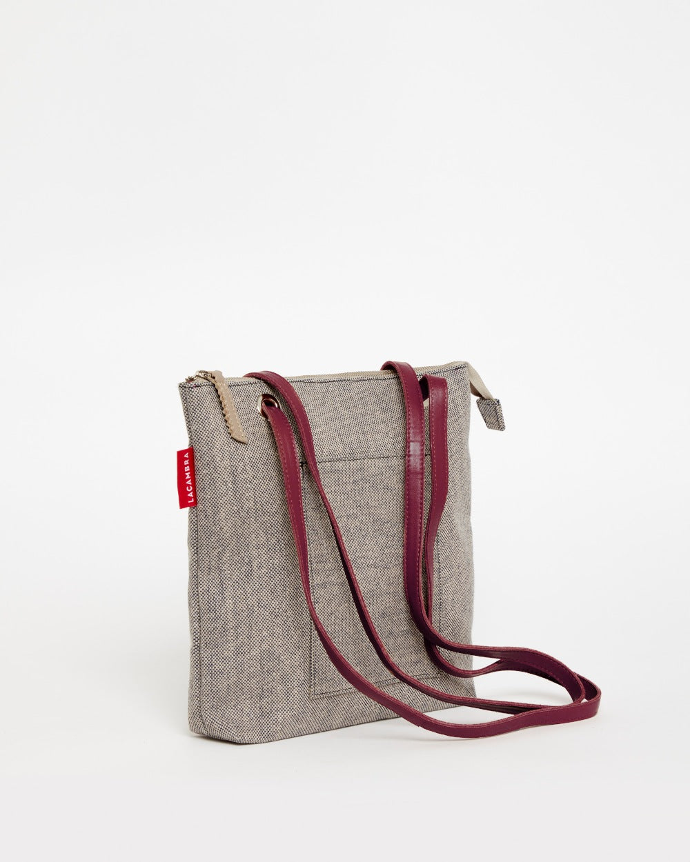 Grey CANVAS Small Tote Backpack