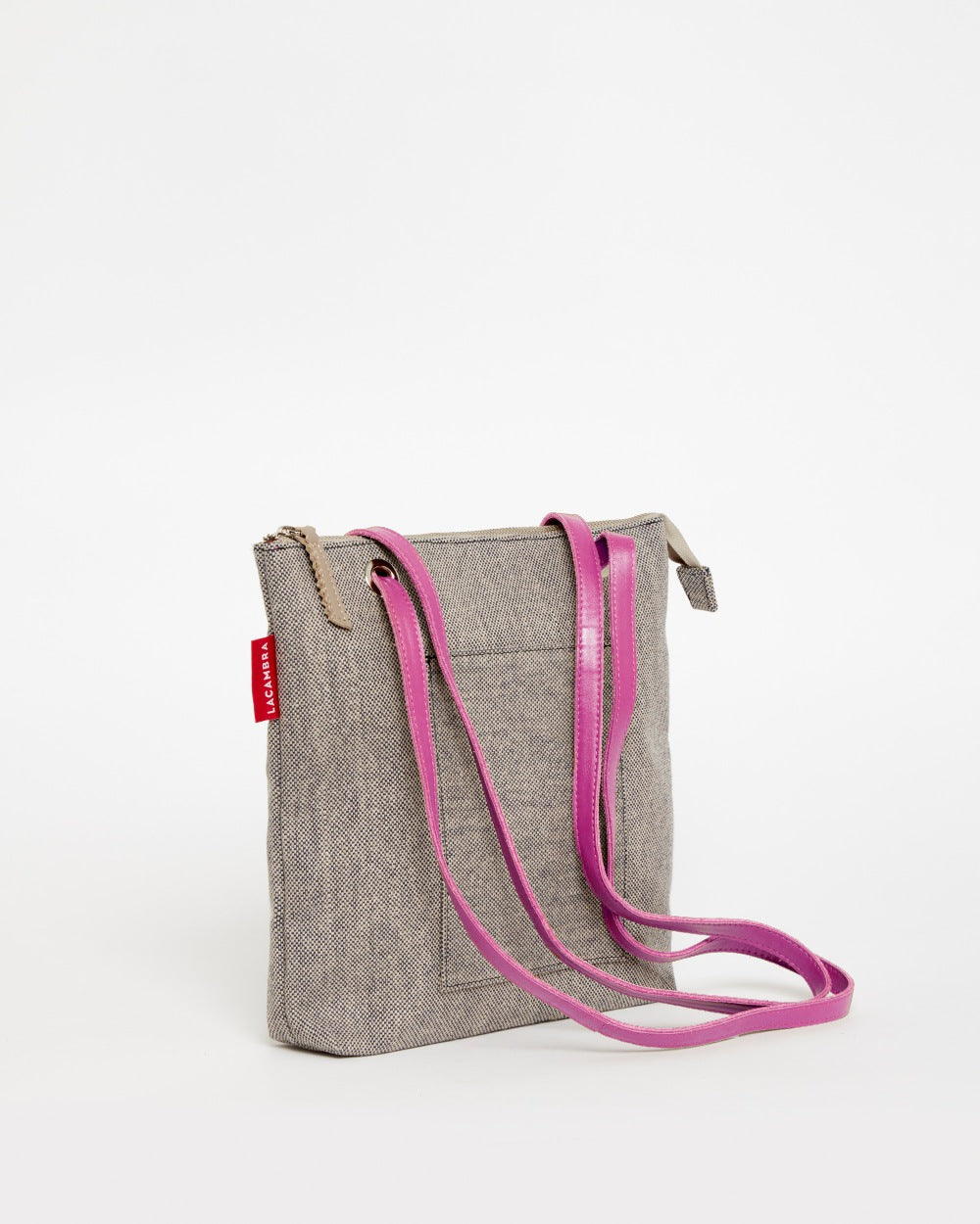 Grey CANVAS Small Tote Backpack