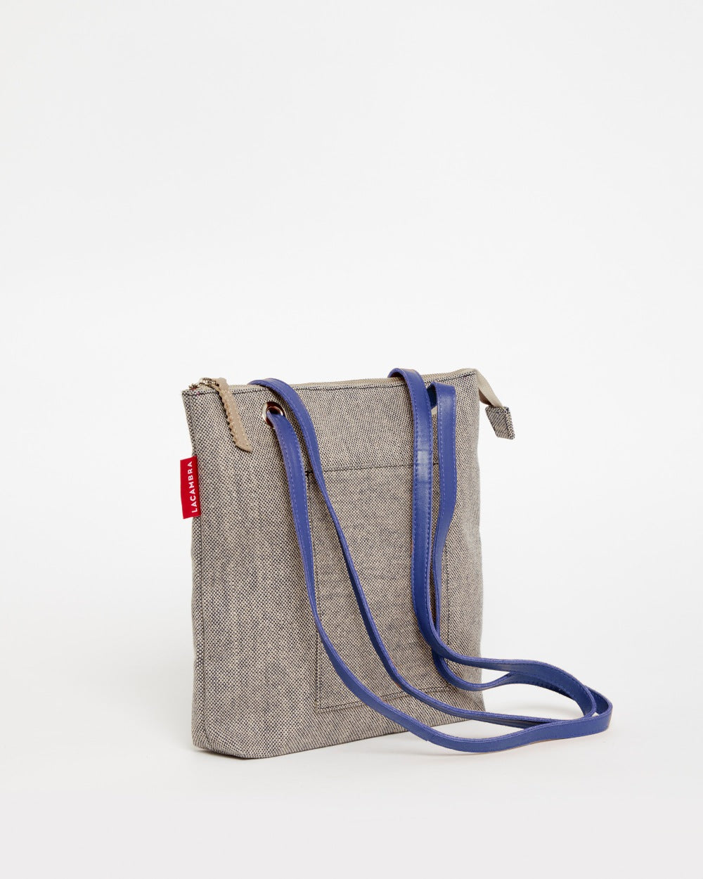 Grey CANVAS Small Tote Backpack