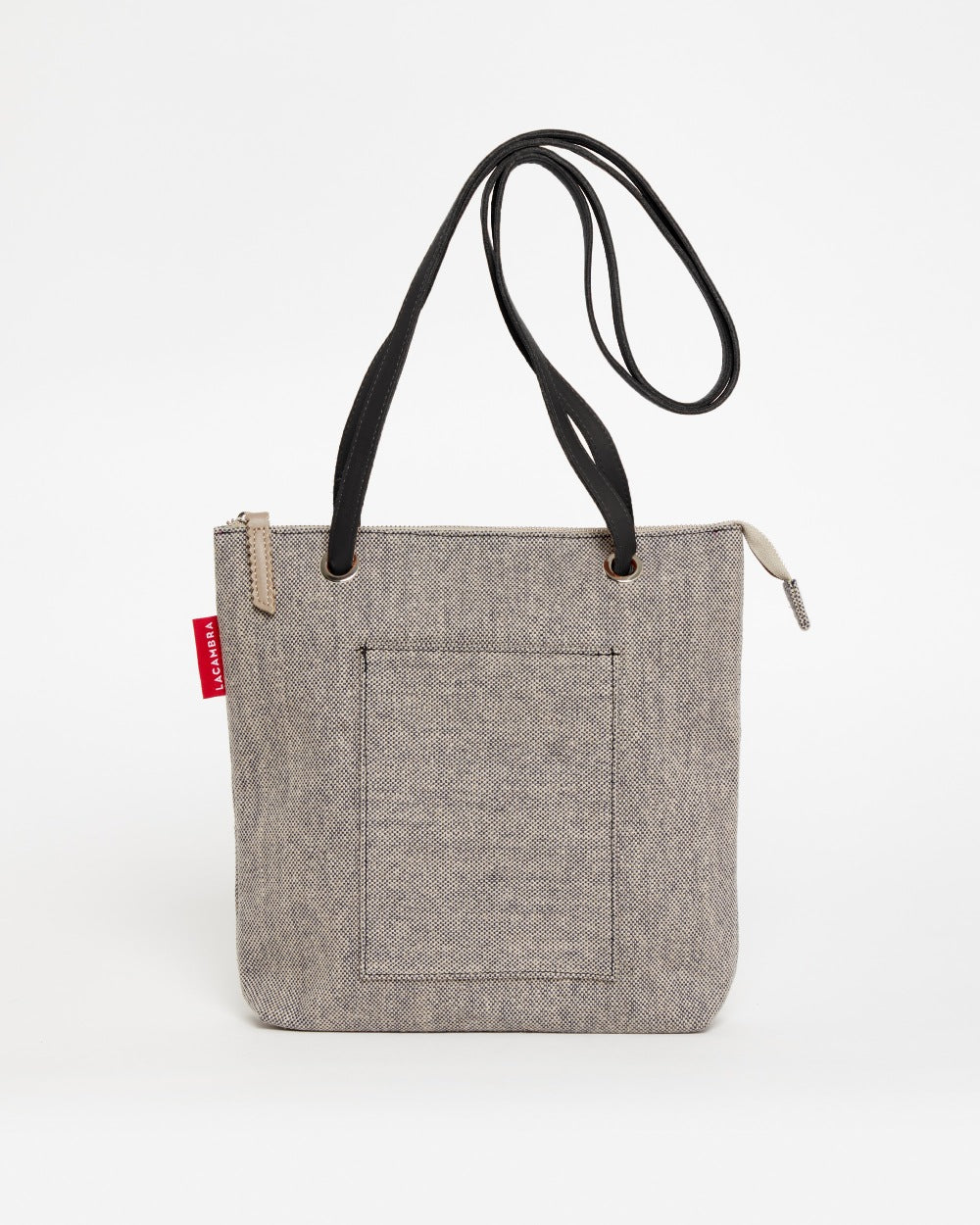 Grey CANVAS Small Tote Backpack