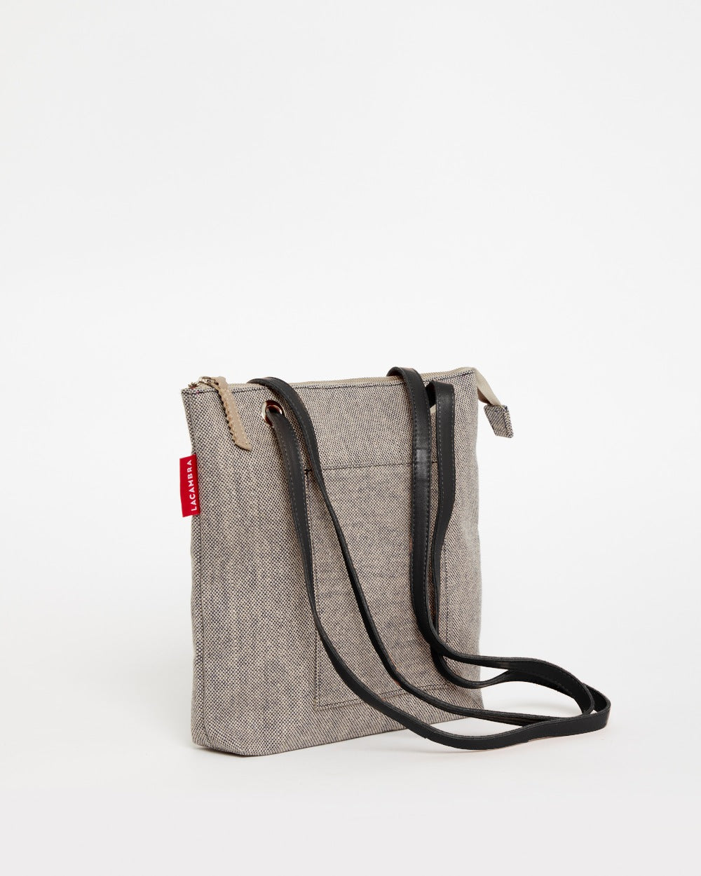 Grey CANVAS Small Tote Backpack