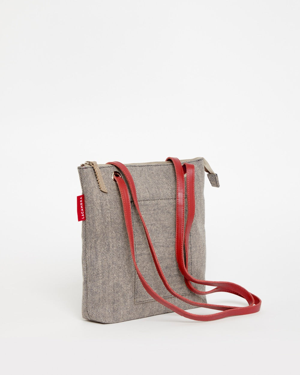 Grey CANVAS Small Tote Backpack