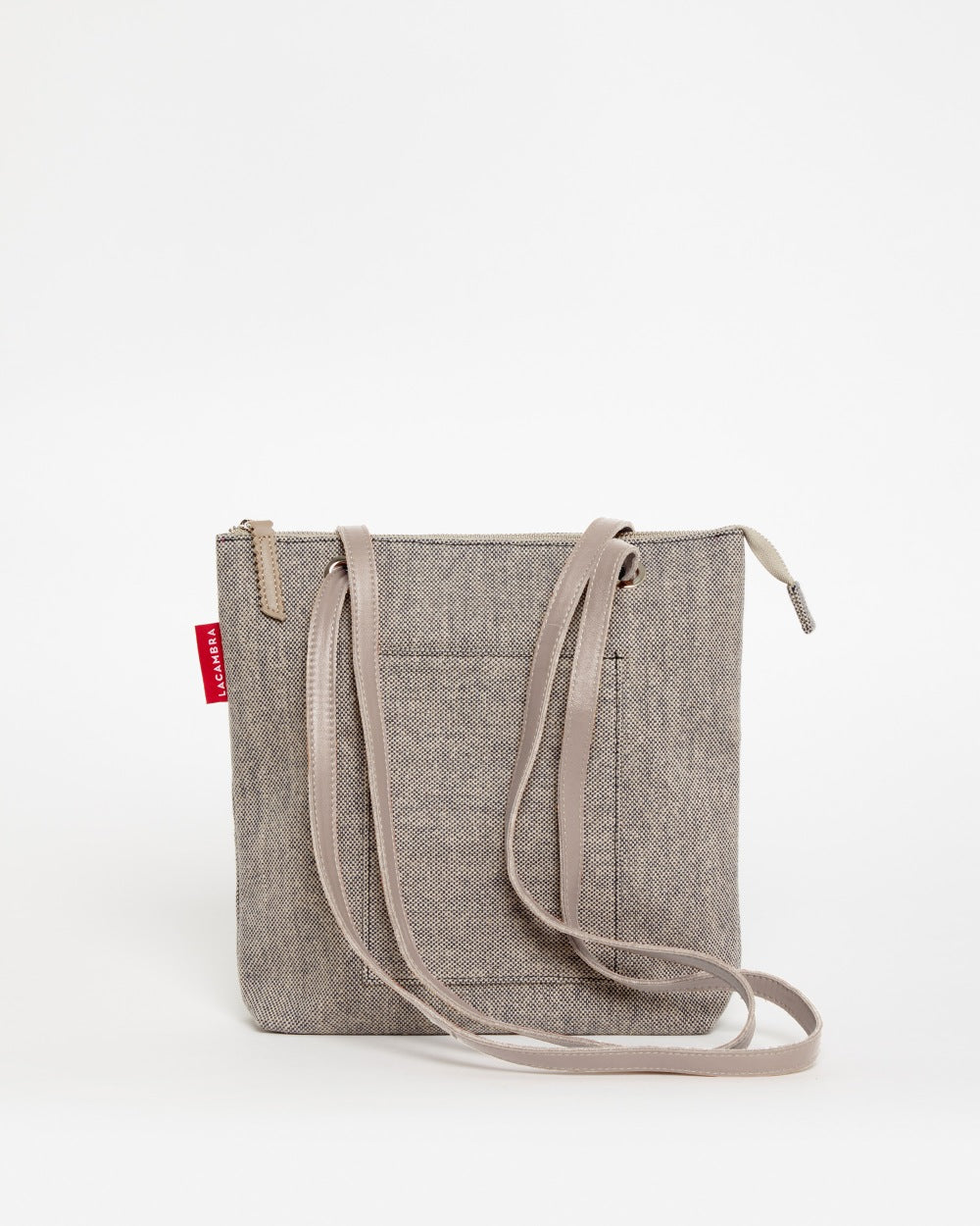 Grey CANVAS Small Tote Backpack