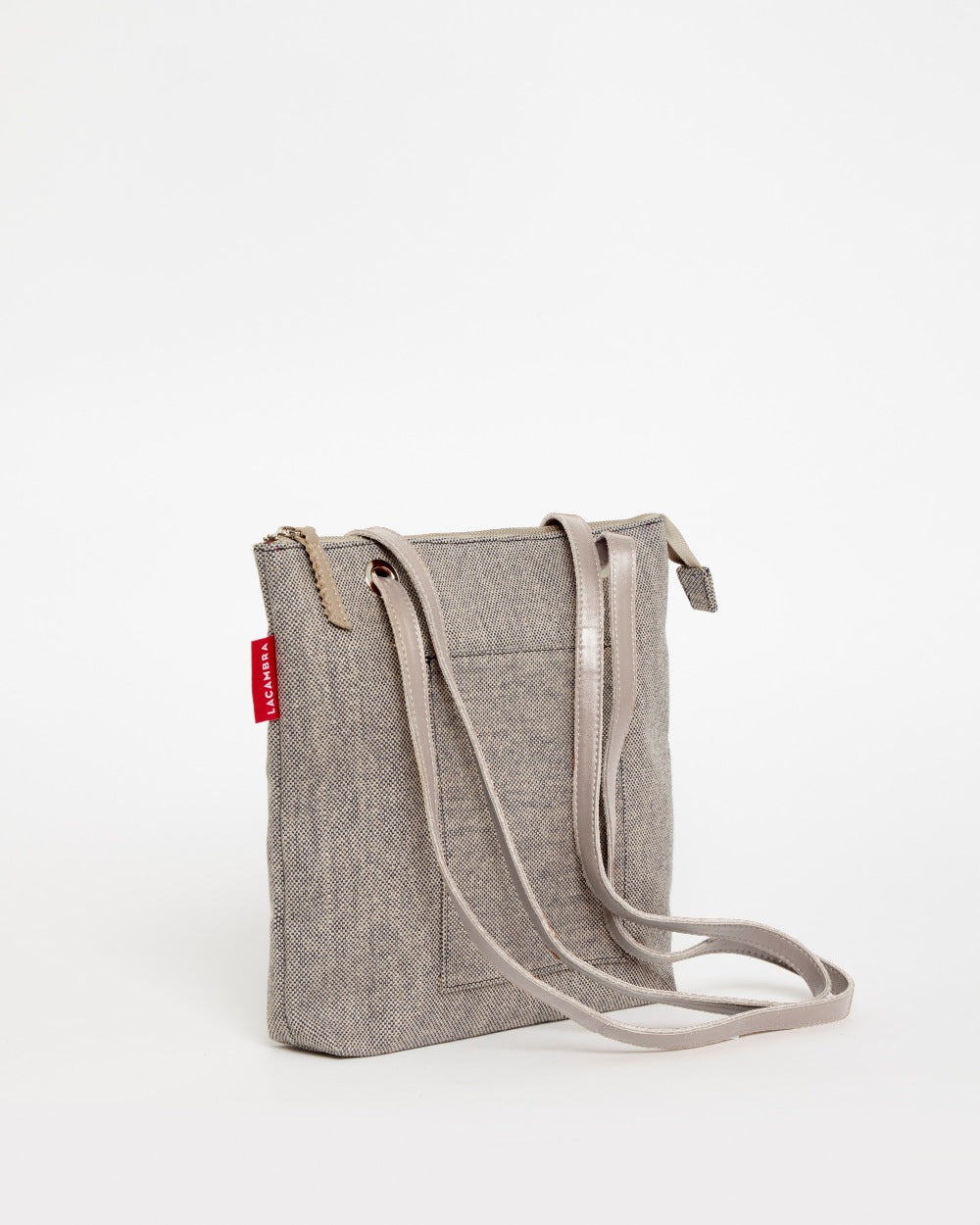 Grey CANVAS Small Tote Backpack