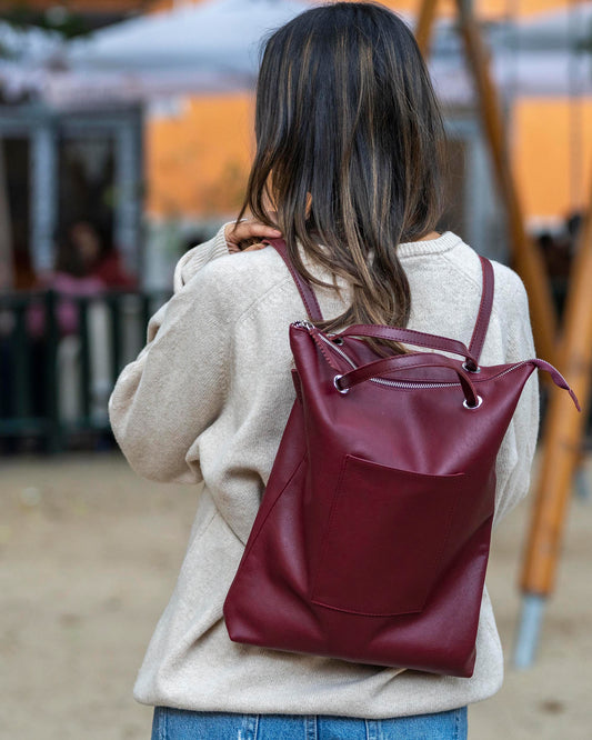 BOLSO MOCHILA PIEL