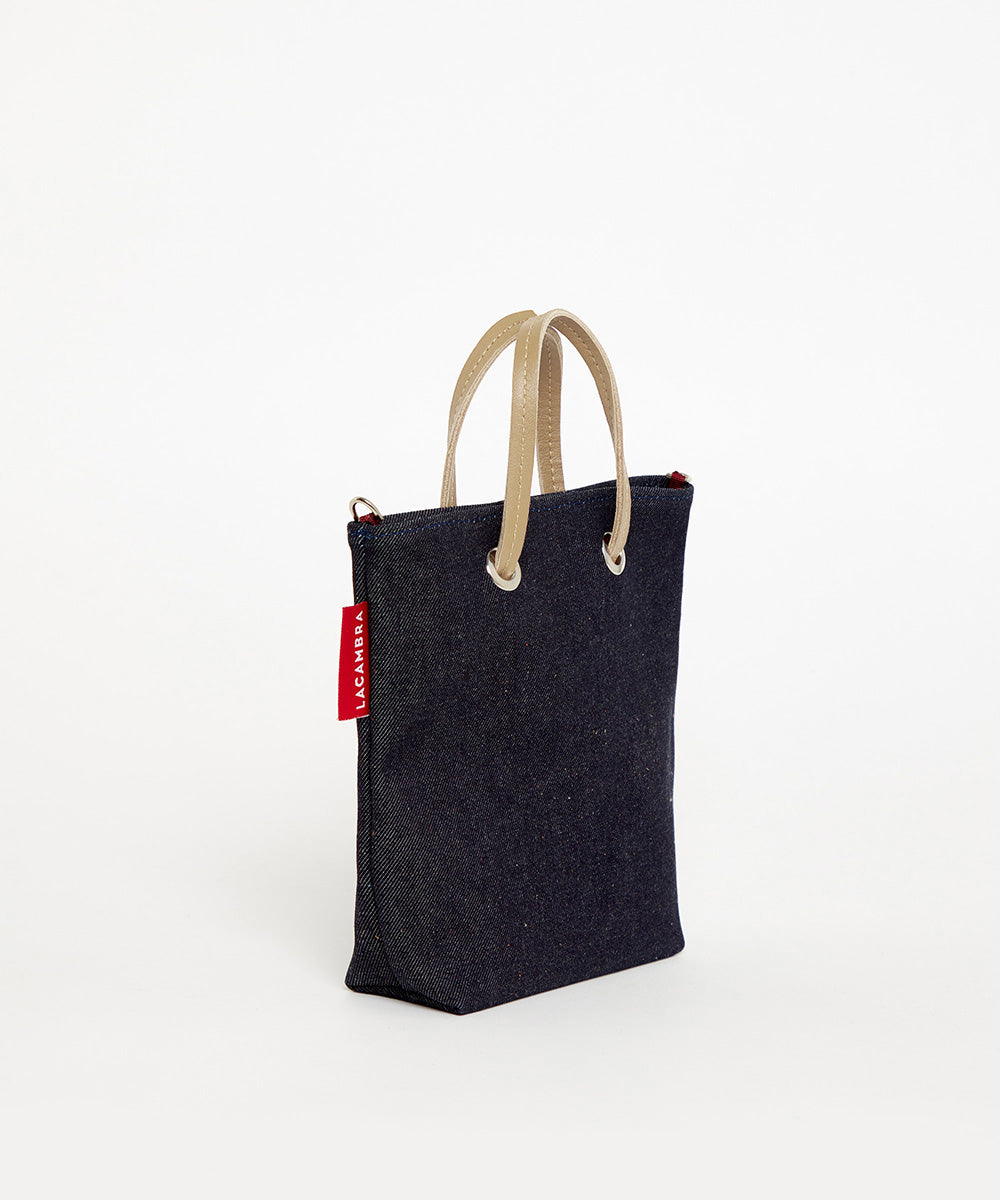 Denim CANVAS Mini Tote