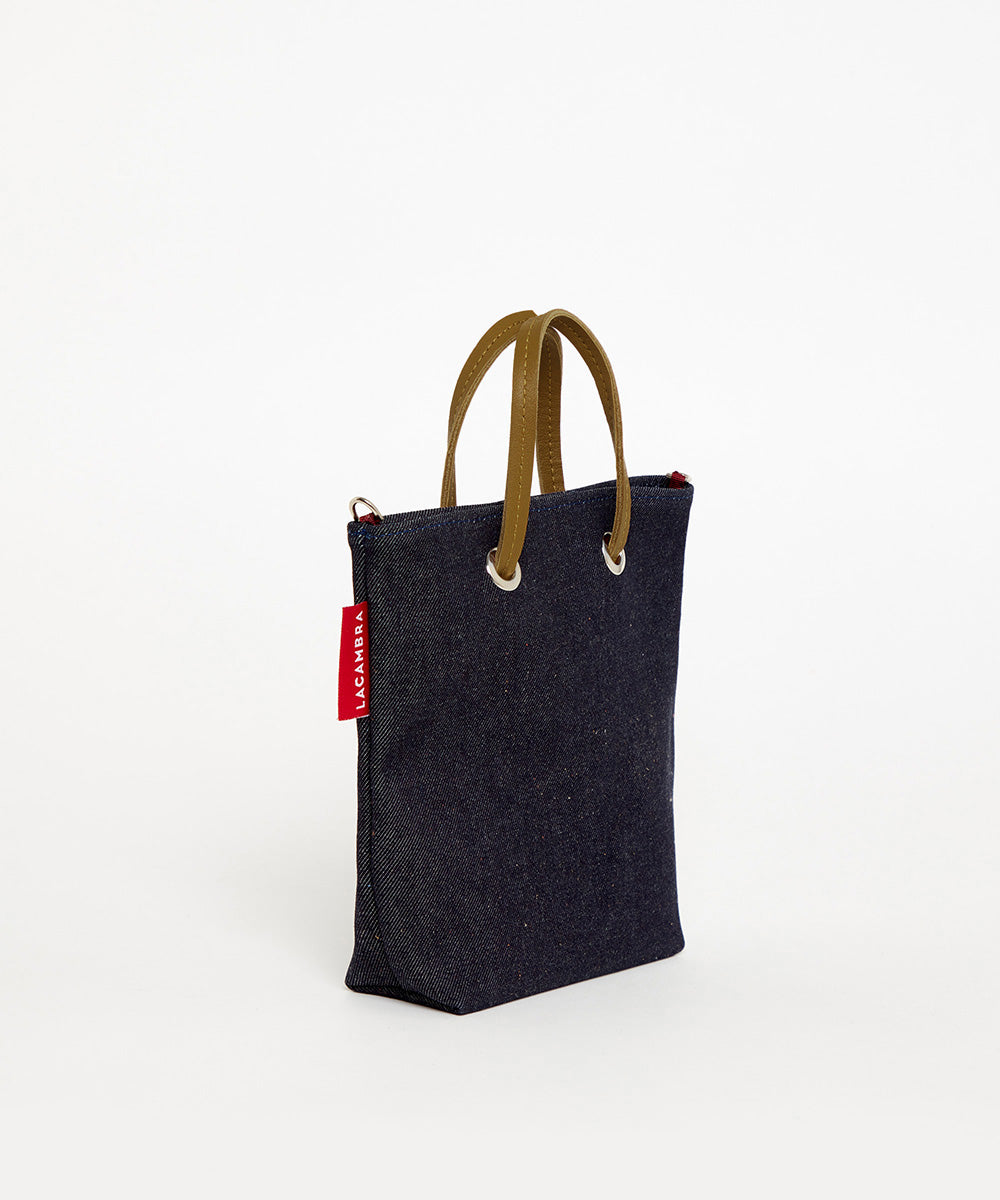 Denim CANVAS Mini Tote